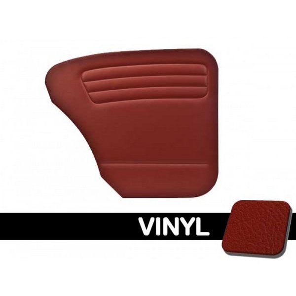 Bug 67-77, Authentic Style Door Panels - Rear Only - Vinyl